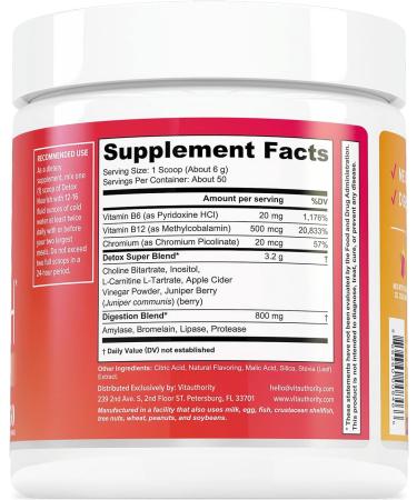 Detox Nourish Cleanse Weight Loss Powder with Apple Cider Vinegar - Pink Lemonade | Digestive Enzyme Supplement for Healthy Weight Loss & Bloating Relief | 50 Servings - Buy Online on GoSupps.com