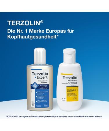 Terzolin Medical Dandruff Treatment 2% Solution - 60ml for Adolescents & Adults - Effective Relief from Dandruff - Buy Online on GoSupps.com