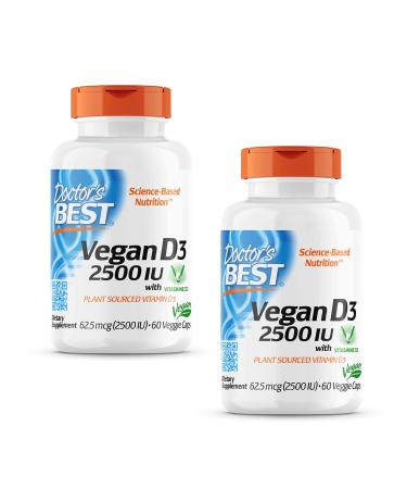 Doctor's Best Best Vegan D3 Vegetarian Capsules 120 Count