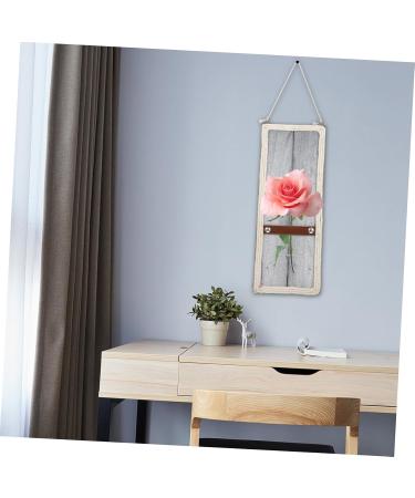 BIUDECO Rope Floral Decorative Painting Vintage Decor Room Decor Wall Art Artificial Flower Unique Wooden - Buy Online on GoSupps.com