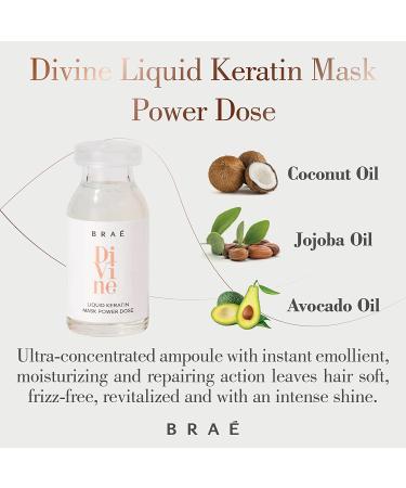 Divine Liquid Anti Frizz Ampoule Hair Mask - Deep Conditioning Treatment for Damaged Hair - Buy Online on GoSupps.com
