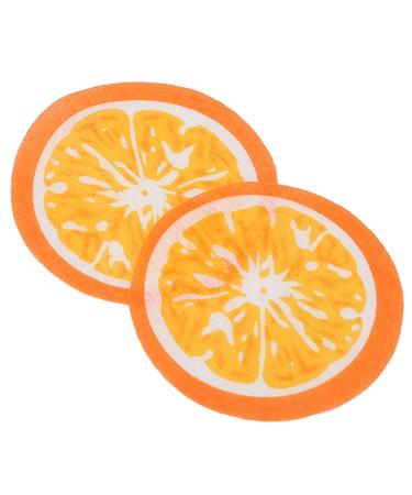 Orange Face Mask Sheets - 10pcs Pure Cotton DIY Extra Coverage Boost Absorption for Radiant Skin - Buy Online on GoSupps.com