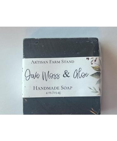 Shop Oak Moss & Aloe Handmade Soap Bar | 4 oz Natural & Eco-Friendly | International Shipping Available - Buy Online on GoSupps.com
