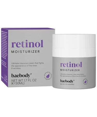 Baebody Retinol Moisturizer 1.7 oz - Anti-Aging Skincare for Youthful Skin - Buy Online on GoSupps.com