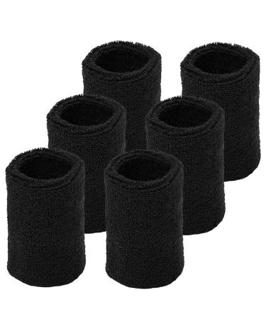 Welding tape welding tape wrist 6 pieces of absorbing welding straps wrist sports Wrist bands gym bracelet Wrist wraps for men women black