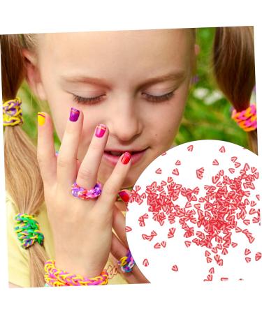 Healeved 3pcs Strawberry Nail Stickers Nail Slices for Nail Art DIY Nail Art Slices 3d Fruit Nail Sticker Nail Beauty Filler Supplies Nail Clay Polymer Clay Nail Flakes Red Manicure 0.5x0.5x0.2cmx3pcs Redx3pcs - Buy Online on GoSupps.com