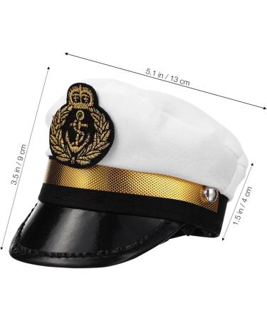 VALICLUD Captain Hat for Pets | Adjustable Puppy & Cat Sailor Costume | Yacht Hat for Dogs - Buy Online on GoSupps.com