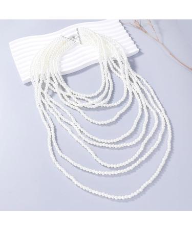 KUAIYIJU Fashion Pearl Necklace for Women | Layered Long Sweater Chain | Wedding Jewelry & Clothing Accessories - Buy Online on GoSupps.com