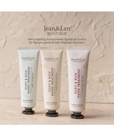 Jean & Len Mini Hand Cream - Silky & Rich Treatment with Cardamom & Tonka | 100% Recyclable Aluminum | Vegan Paraben & Silicone-Free | Travel Size 30ml - Buy Online on GoSupps.com