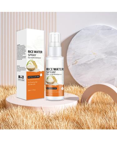 Rice Water Hair Growth Spray with Rosemary & Castor Oil - Stop Hair Loss & Promote Growth for Women & Men - Buy Online on GoSupps.com