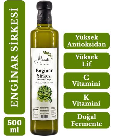 Organic Aged Artichoke Vinegar Natural Fermentation 2-Pack 500 ml. - Buy Online on GoSupps.com