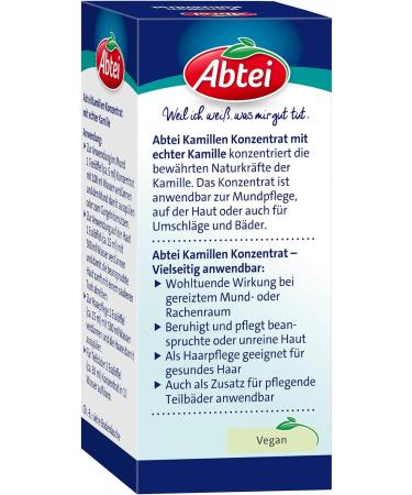 Abbey Chamomile Concentrate - 50ml | Vegan Skin Hair & Oral Care | Versatile Bathing Additive with Real Chamomile - Buy Online on GoSupps.com