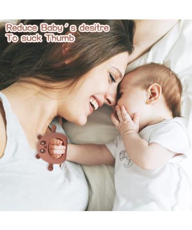 Jawseu Baby Teething Ring | BPA-Free Silicone Baby Bite Toy | Soothes Gums | Ideal for 0-6 Months - Blue - Buy Online on GoSupps.com