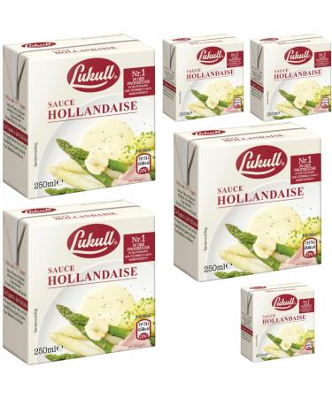 Lukull Sauce Hollandaise Sauce Ready to use sauce 250 milliliters x 6 PIECES