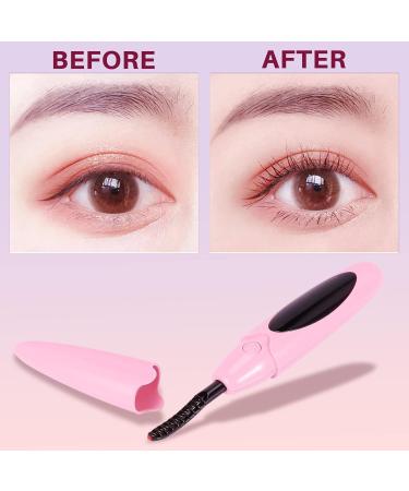 BYCUFF Electric Heated Eyelash Curler USB Charge Makeup Curling Kit Long Lasting Natural Eye Lash Curler - Buy Online on GoSupps.com