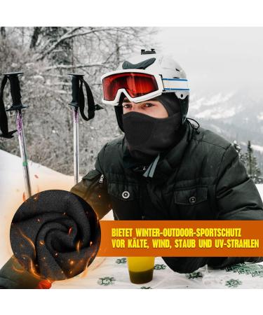 Buy HASAGEI Balaclava & Storm Mask - Soft Lightweight Tube Scarf for Motorcycling Skiing - Unisex Black (Ages 36-54) | Fast International Shipping - Buy Online on GoSupps.com