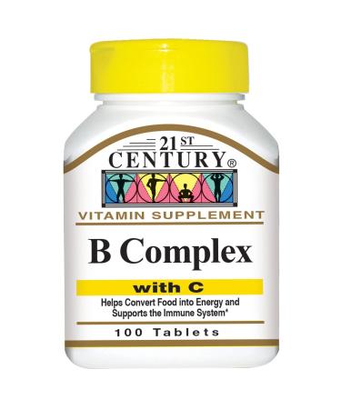 21st Century B Complex with C 100 Tablets - 2pc