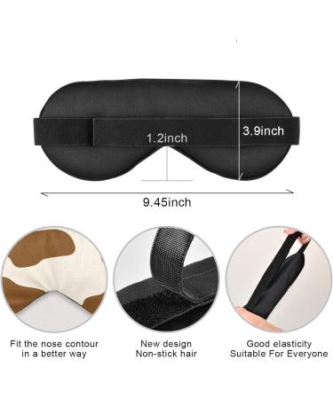 Animal Cow Print Sleep Mask | Soft Comfort Blindfold for Men Women - WELLDAY - Buy Online on GoSupps.com