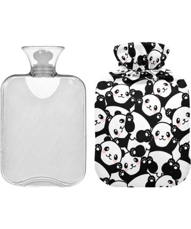 Pandas Hot Water Bottle with Cover | 1L Pain Relief & Warmth | Ideal for Hands Feet & Bed - International Shipping - Buy Online on GoSupps.com