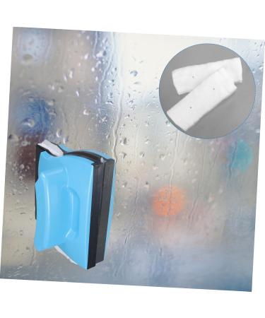 30 Pcs Glass Wiper Accessory Bag Magnet Glass Wipe Magnetic Window Cleaner Strip Double Sided Window Cleaner Refill Window Cleaner Rubber Strip Double Layer Cotton Felt White White 10.5X4CM - Buy Online on GoSupps.com