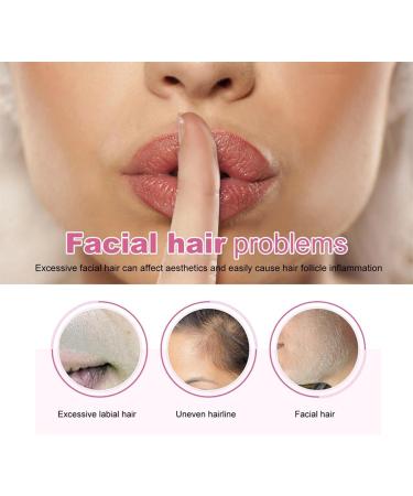 Facial hair removal cream 50g for women effective depilatory cream skin hair removal visible smooth skin painless for upper lip cheeks and eyebrows (1) - Buy Online on GoSupps.com