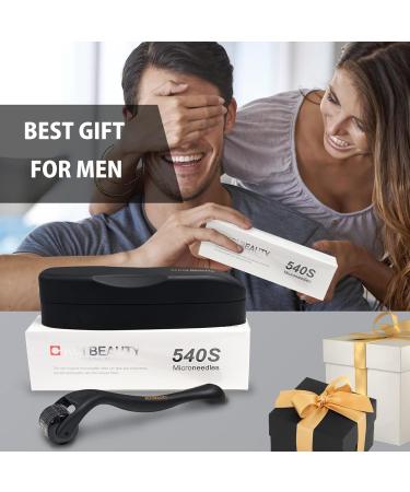 KOI BEAUTY 1mm Derma Roller for Hair Growth - Beard Growth - Microneedling Roller with 540 Titanium Needles for Men and Women - Face, Body, and Scalp - Home Use - Buy Online on GoSupps.com