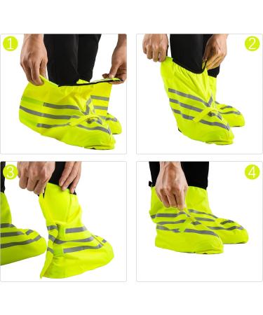 Ywyhhm Waterproof Shoe Puller & Overshoes for Bike | Reflective Rain Protection for Men & Women - Buy Online on GoSupps.com