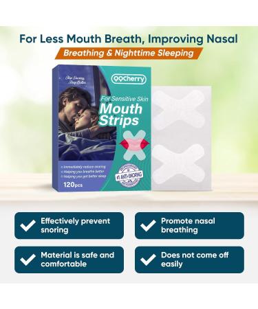 120 Pcs Anti-Snoring Mouth Tape for Better Sleep & Instant Relief - Buy Online on GoSupps.com