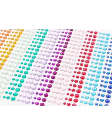 900pcs Self-Adhesive Rhinestone Stickers | 15 Colors | Face Gems, Body & Nail Makeup | Festival & Carnival Embellishments - Buy Online on GoSupps.com