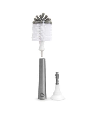 Munchkin Shine Stainless Steel Bottle Brush and Refill Brush Head