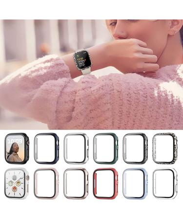 Haojavo 12 Pack Case for Apple Watch Series 8 & 7 45mm with Tempered Glass Screen Protector - Ultra-Thin Scratch Resistant Bumper Cover 12 Pack - Buy Online on GoSupps.com