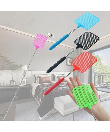 KKRAUS 6 Pack Telescoping Fly Swatter Manual Heavy Duty Long Stainless Steel Pole Fly Swatters for Indoor Outdoor Classroom Office Flyswatter - Buy Online on GoSupps.com