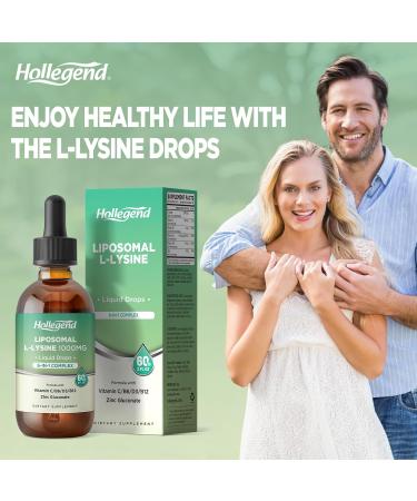 Liposomal L-lysine 1000MG Liquid Drops Lysine Supplement for Women & Kids with Vitamin C B6 D3 B12 & Zinc Gluconate Skin & Lip Health Immune & Collagen Production Support Lemon Flavor 2 fl oz 2 Fl Oz (Pack of 1) - Buy Online on GoSupps.com