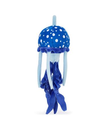 Zappi Co Plush Children's Stuffed Soft Cuddly Plush Toy-Part of Safari Animals Collection Perfect for Kids (23cm Height) (Jellyfish (Blue/White))