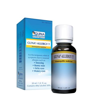 Guna Allergy T for Relief from Allergy Symptoms of Sneezing Runny Nose Itchy Eyes and Watery Eyes - 1 Ounce