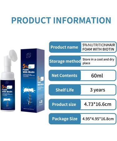  Generisch 5% Minoxidil Foam for Men and Women Minoxidil 5% Hair Growth Serum for Hair Growth Hair Loss Treatment Beard Growth for Lo - Buy Online on GoSupps.com