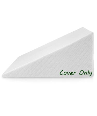 Bed Wedge Pillow Cover - Fits Abco Tech 12 Inch Bed Wedge Pillow - Replacement Cover Only - Machine Washable