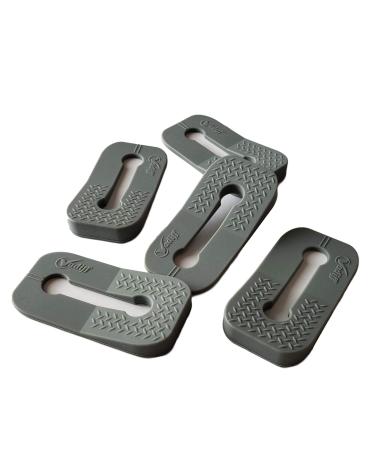Vadiff Silicone Gas Stove Child Safety Knob Locks | Oven Knob Guard (5 Pk)(Gray)
