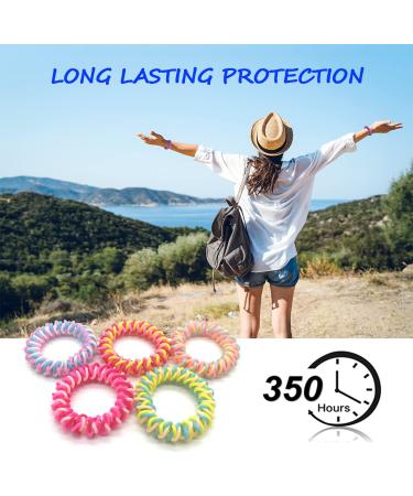 12 Pack Mosquito Repellent Bracelets - DEET Free Bands for Adults & Kids | Individually Wrapped for Outdoor Camping & Travel - Buy Online on GoSupps.com