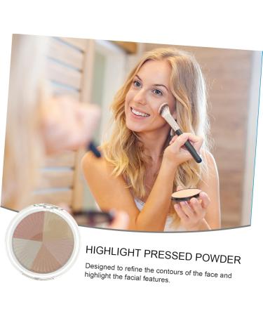 Beavorty 1 Box Highlight Powder Face Powder Foundation Shiny Face Cosmetics Three-dimensional Glitter Powder 1 count (Pack of 1) As Shown - Buy Online on GoSupps.com