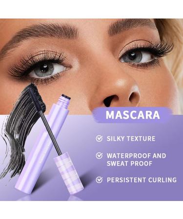 Curling Mascara | Volume Lengthening Mascara 10g for Lifted Lashes Clump-Free Lash Beauty for Travel Party Wedding Photoshoot Work Everyday - Buy Online on GoSupps.com