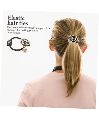 Beaupretty Pearl Flower Headband Tiara Hair Ribbons Hair Accessories for Girls Hair Rope Scrunchies Hair Ties Hair Ties for Girls Ponytail Holders Girls Hair Ties Classic Miss Alloy - Buy Online on GoSupps.com