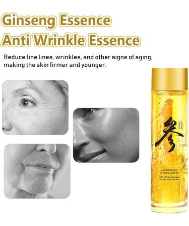 Ginseng Anti Wrinkle Serum Ginseng Essence Gold Ginseng Moisturizer Polypeptide Anti-Wrinkle Ginseng Serum for tightening sagging skin and reducing wrinkles - Buy Online on GoSupps.com