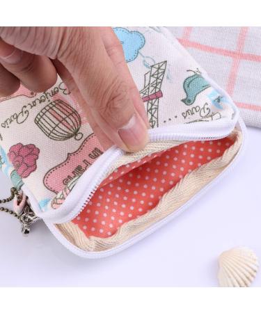Buy Healifty Sanitary Napkin Bag - Zipper Nursing Pillow Holder & Tampon Bag (Tower & Bird) | Eco-Friendly & Stylish Storage for Moms | International Shipping Available - Buy Online on GoSupps.com