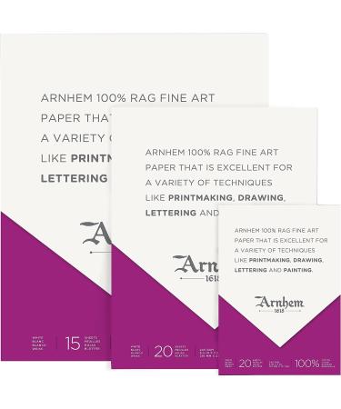 Speedball Arnhem 1618 Printmaking Paper Pad - 5x7 White - Buy Online on GoSupps.com
