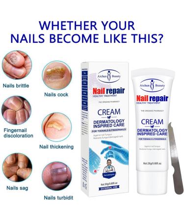 Fungal Nail Treatment Fungus Nail Cream Extra Strong Nail Fungus Treatment for Toenail Fix Renew Damaged Broken Anti Fungus Nail Repair - Buy Online on GoSupps.com