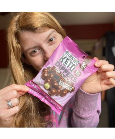 Shrewd Food Keto Chocolate Protein Dippers - 2g Net Carbs, 8g Protein, Low-Calorie Keto Snack (16 Pack) - Buy Online on GoSupps.com
