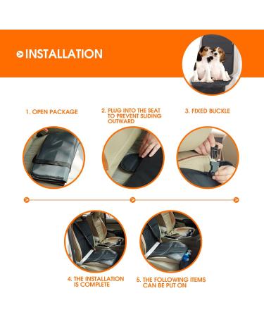 Premium Car Seat Protector for Child Seats | Universal Size | Protects Upholstery from Dirt & Stains | Non-Slip Backing | Easy to Clean - Buy Online on GoSupps.com