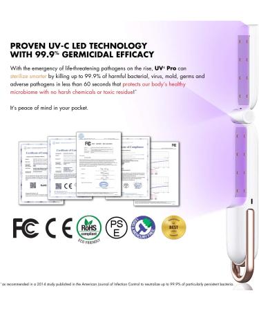Versativ UV-C Sanitizing Wand: Portable Folding UVC Light for 99% Germs & Bacteria Sterilization - Buy Online on GoSupps.com