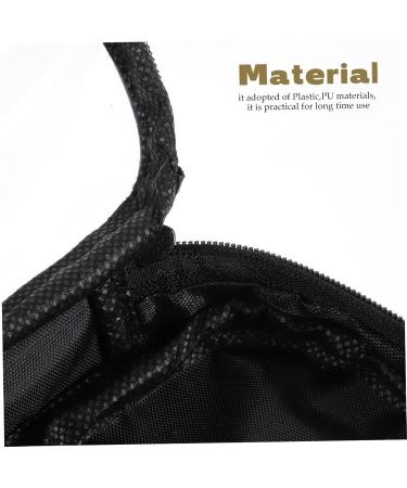 Fomiyes Portable Makeup Etui | Small Travel Cosmetic Organizer Bag | Mini Cosmetics Storage Pouch 11x9x3cm - Black - Buy Online on GoSupps.com